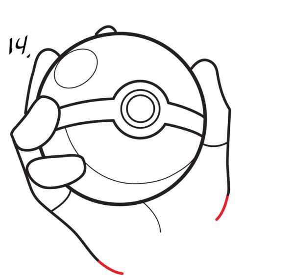 Покебол карандашом