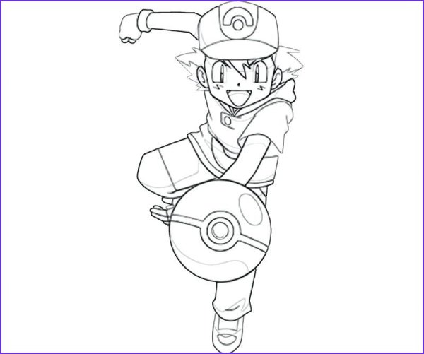 Эш Кетчум карандашом