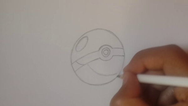 Покебол рисунок карандашом