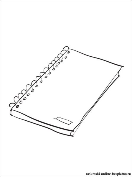 Блокнот раскраска для детей
