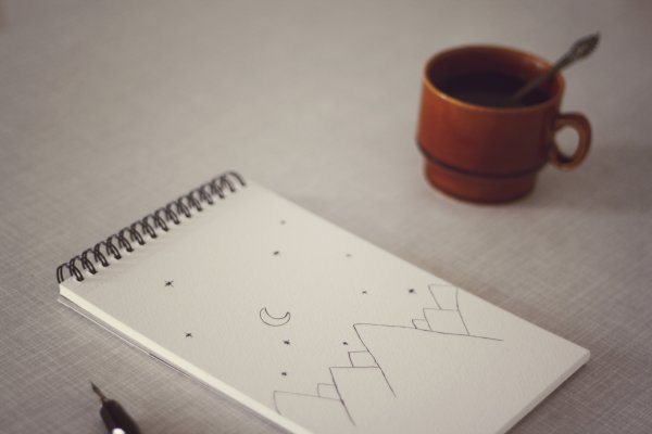 Лёгкие рисунки для блокнота