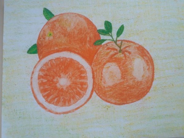 Рисование 2 младшая группа апельсин и мандарин