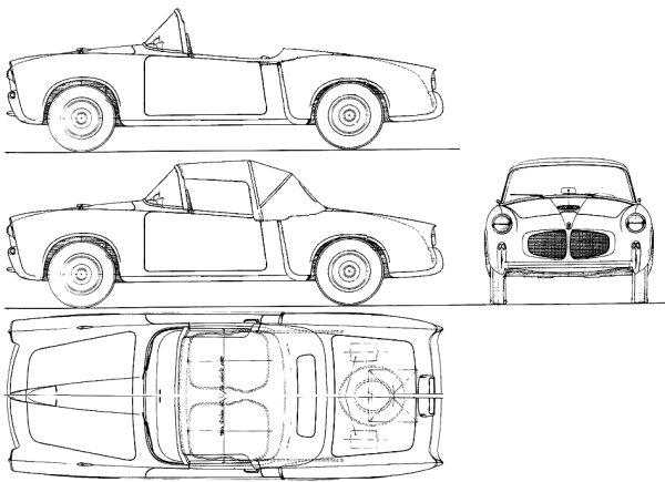 Chevrolet Monte Carlo 1970 чертежи