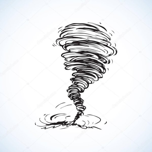 Смерч тату эскиз