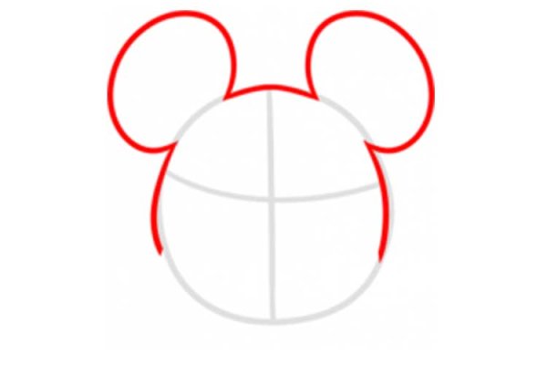 Минни Маус рисунок поэтапно