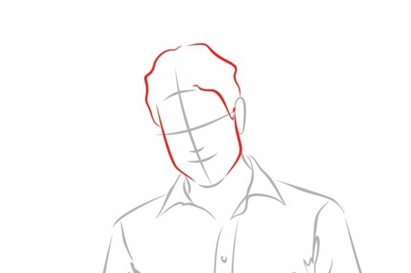 Пошаговый рисунок человека