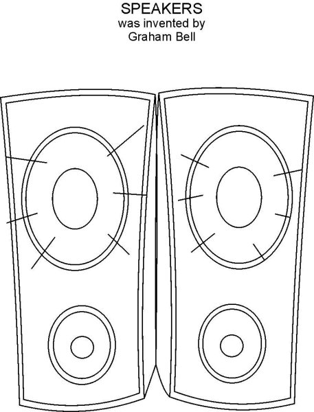 Колонка раскраска для детей