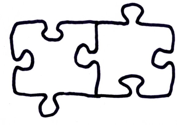 Пазл 2 детали