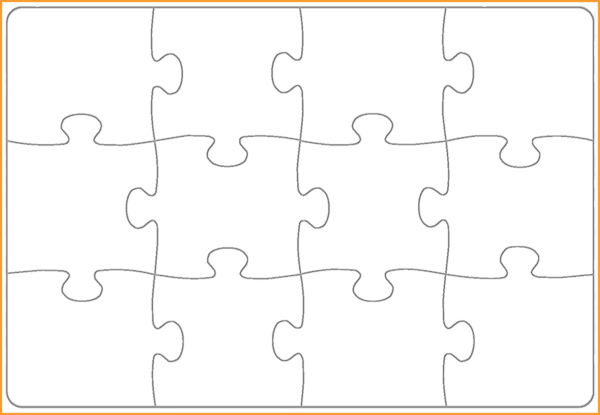 Макет пазла