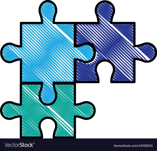 Пазл из двух элементов