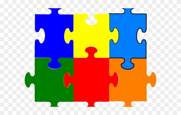 Элементы пазла для презентации