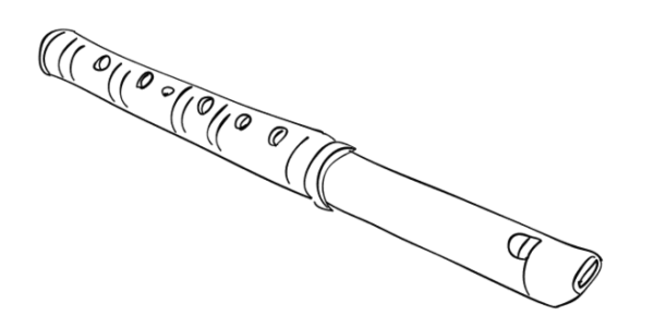 Дудка рисунок