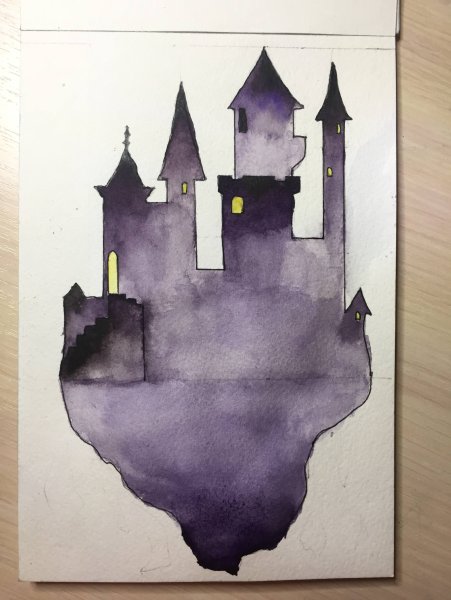 Хогвартс рисунок