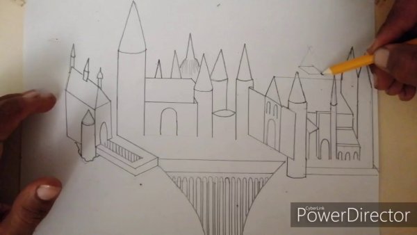 Нарисовать мечту Хогвартс