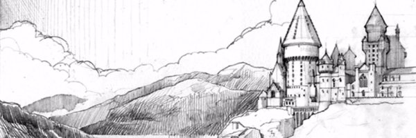 Замок Хогвартс для срисовки легко