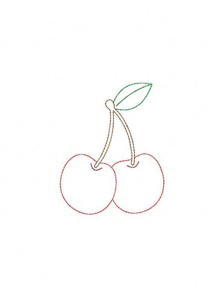 Вишенка поэтапно