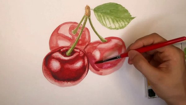 Вишенка пошагово