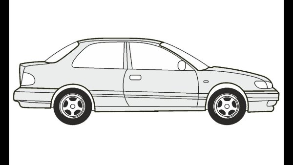 Раскраска Хендай акцент ТАГАЗ