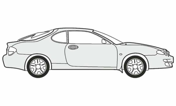 Раскраска Хендай акцент