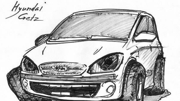 Хендай рисунок