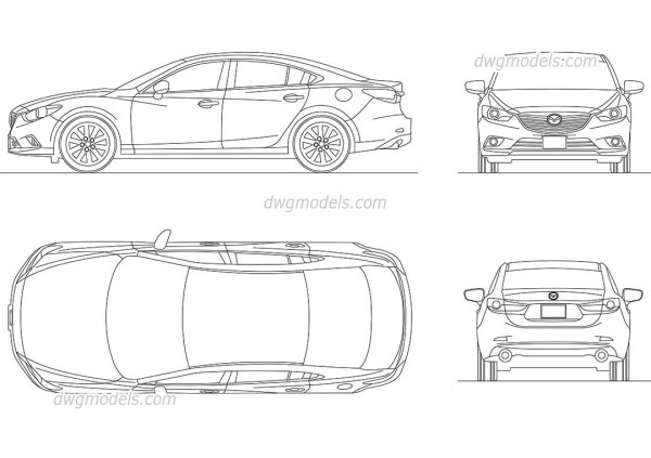 Mazda 6 2011 Blueprint