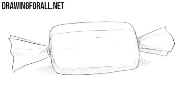 Рисование фантик для конфеты