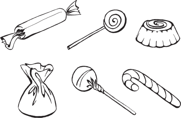 Конфета эскиз