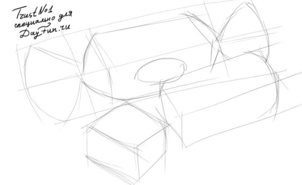 Поэтапное рисование конфет