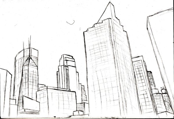 Небоскребы карандашом для начинающих