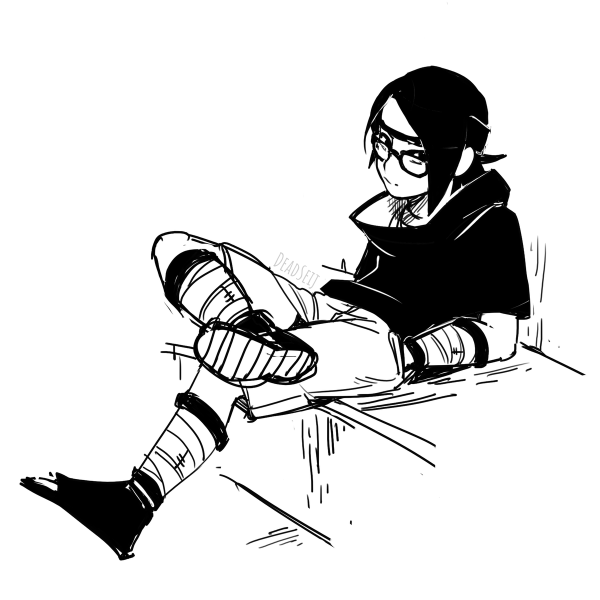 Сарада Учиха в манге и аниме