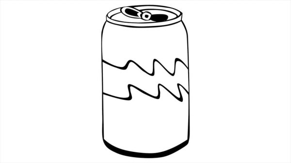 Раскраска лимонад в бутылке