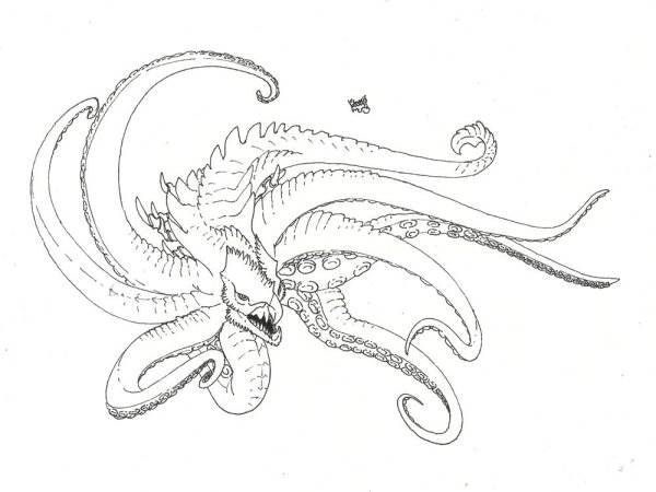 Распечатка Кракена