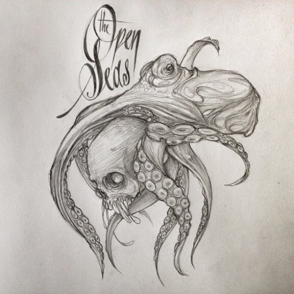 Кракен арт карандашом