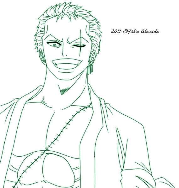 Ророноа Зоро скетч