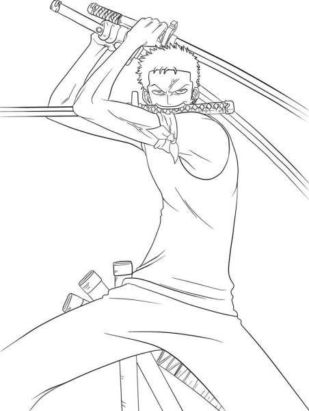 Zoro how to draw