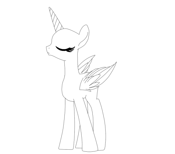 Раскраски пони для Paint