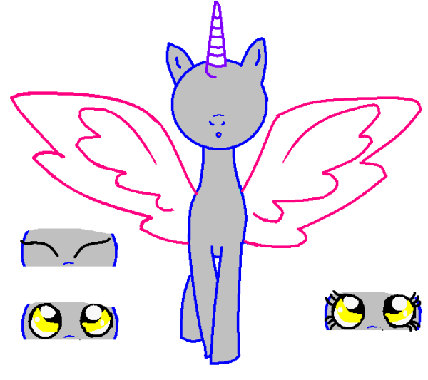 Пони манекены для Paint отражение