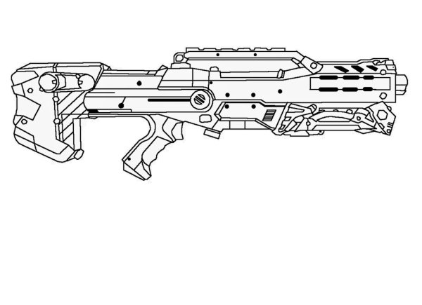 Раскраски НЕРФ бластеры