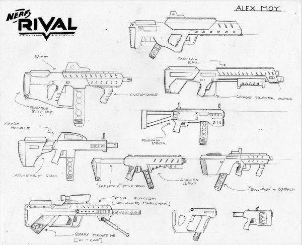 Схема нерфа