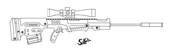 Раскраска бластер НЕРФ