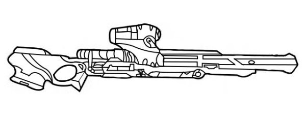 Лазерная пушка раскраска