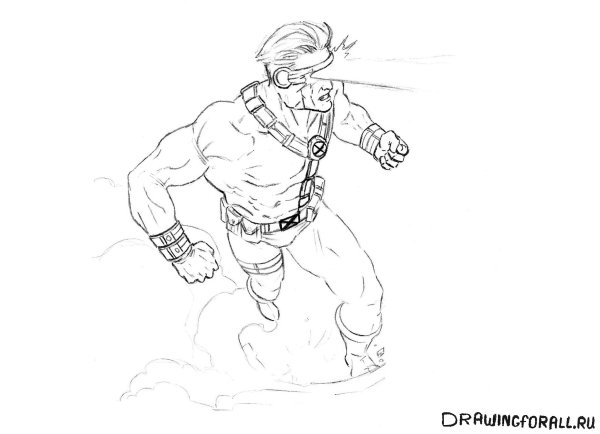 Люди-циклопы рисунок фломастерами