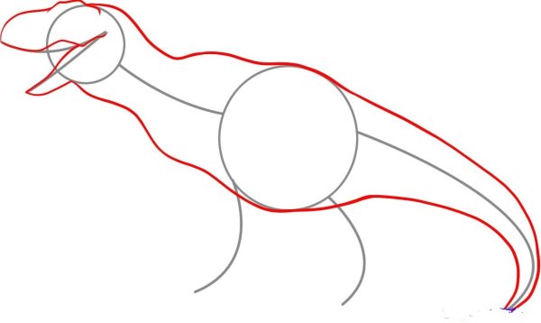 Уроки рисования динозавров