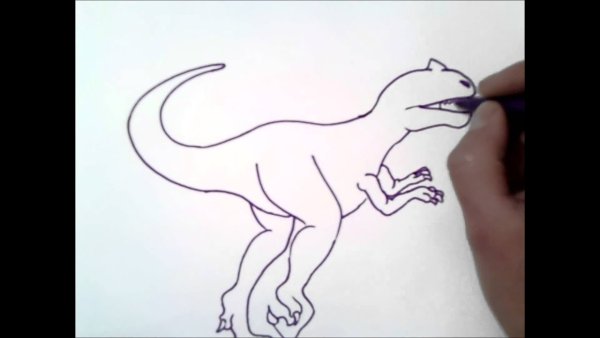 Ариназавр как рисунок