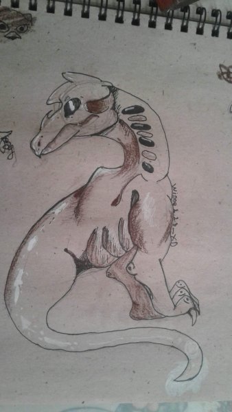 Черепозавр рисунок карандашом