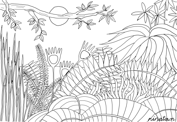 Киплинг Маугли раскраска