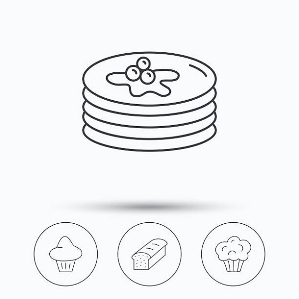 Блины раскраска маленькая