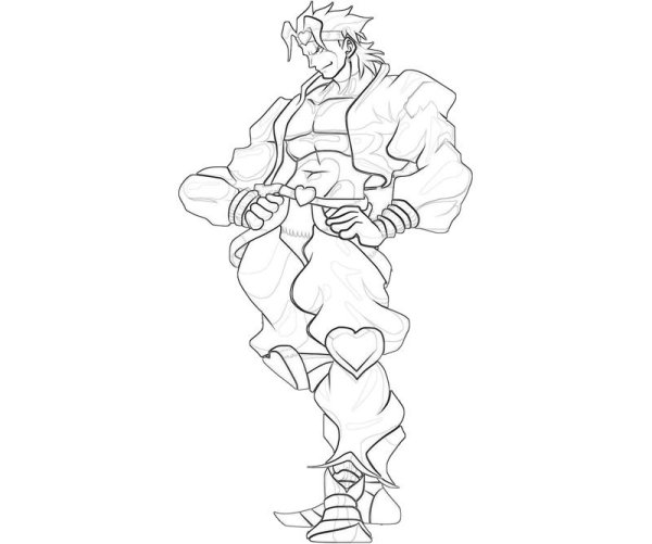 Дио Брандо рисунок