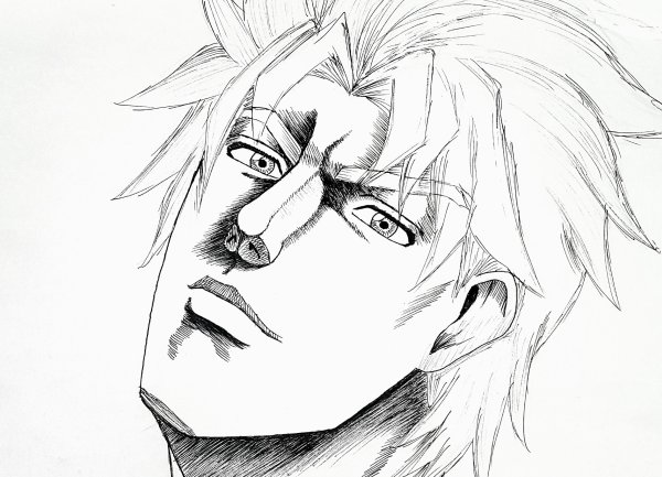 Дио рисунок для срисовки