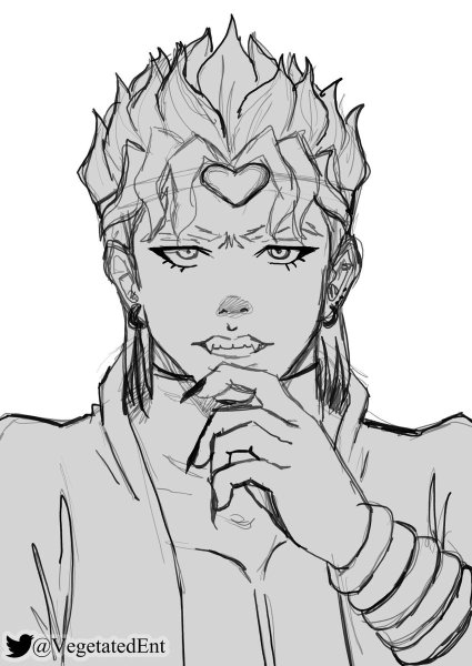 Джо Джо рисунки дио